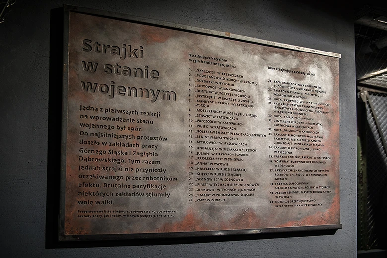 Zrealizowane ekspozycje muzealne: Śląskie Centrum Wolności i Solidarności 30